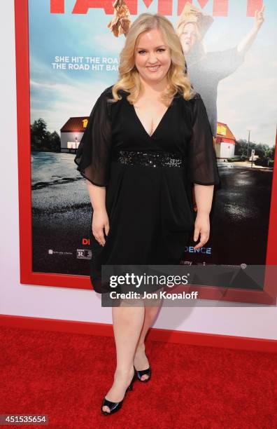 Actress Sarah Baker arrives at the Los Angeles Premiere "Tammy" at TCL Chinese Theatre on June 30, 2014 in Hollywood, California.