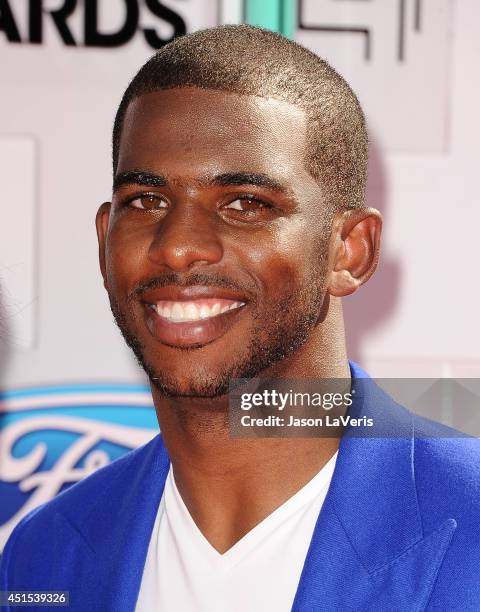 Player Chris Paul attends the 2014 BET Awards at Nokia Plaza L.A. LIVE on June 29, 2014 in Los Angeles, California.