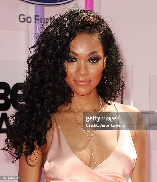 Bria Murphy attends the 2014 BET Awards at Nokia Plaza L.A. LIVE on June 29, 2014 in Los Angeles, California.