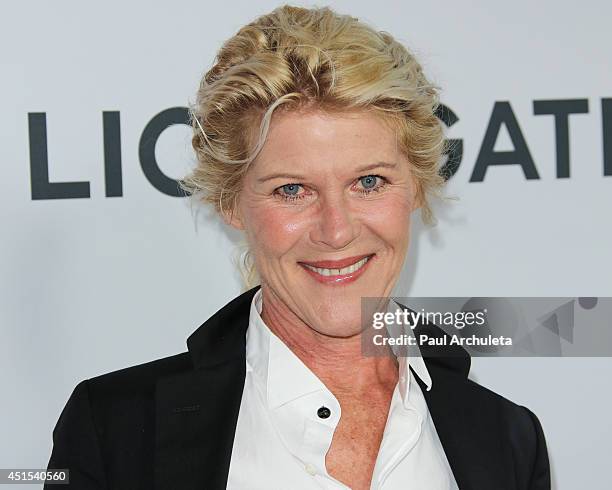 Actress Alley Mills attends the premiere of "America" at Regal Cinemas L.A. Live on June 30, 2014 in Los Angeles, California.