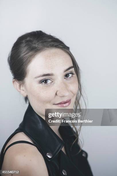 Actor Deborah Francois is photographed in Caen, France.