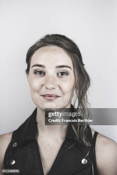 Actor Deborah Francois is photographed in Caen, France.