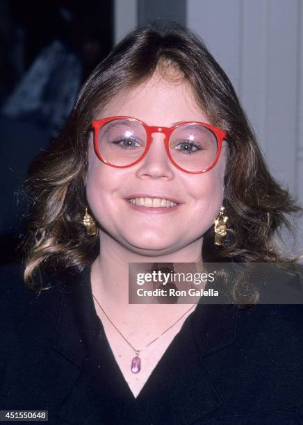 Actress Dana Hill attends the Childhelp USA's 25th Annual Woman of the World Awards Luncheon on May 25, 1989 at the Beverly Hilton Hotel in Beverly...