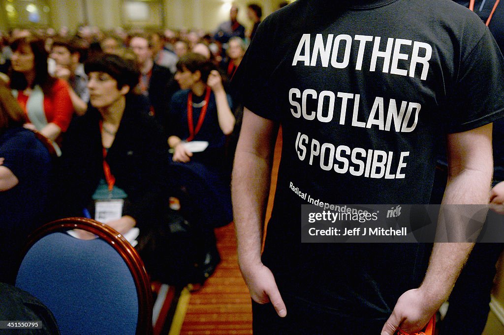 Radical Independence Conference Gather In Glasgow