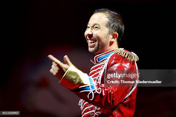 Bobo performs during his premiere show 'Circus' at Europapark on November 23, 2013 in Rust, Germany.