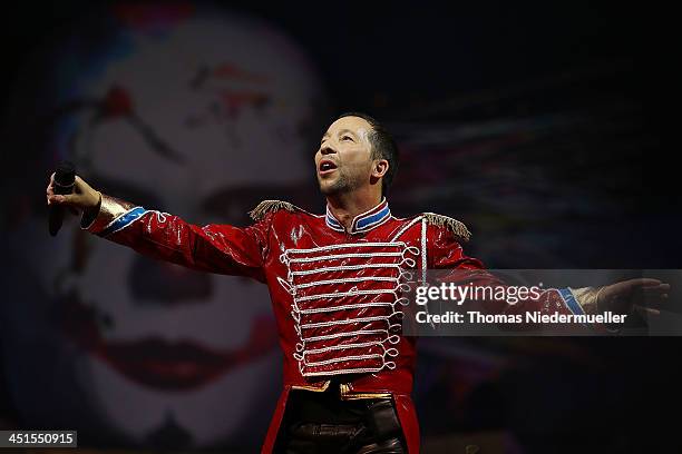 Bobo performs during his premiere show 'Circus' at Europapark on November 23, 2013 in Rust, Germany.