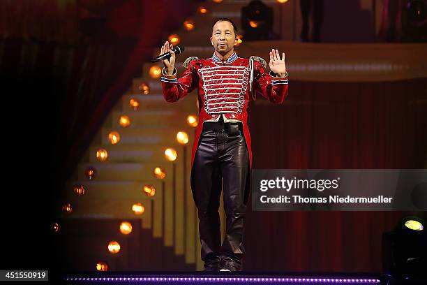 Bobo performs during his premiere show 'Circus' at Europapark on November 23, 2013 in Rust, Germany.