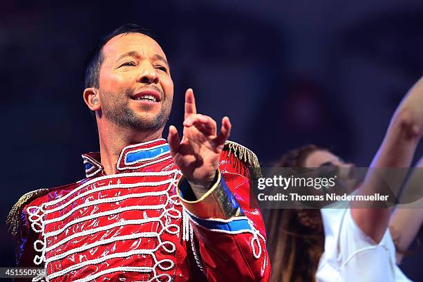 Bobo performs during his premiere show 'Circus' at Europapark on November 23, 2013 in Rust, Germany.