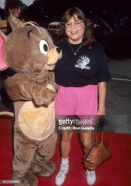 Actress Dana Hill attends the "Tom & Jerry: The Movie" Westwood Premiere on July 24, 1993 at the Wadsworth Theatre in Westwood, California.