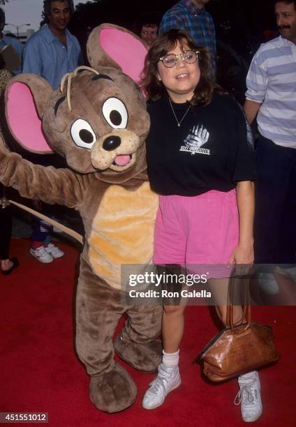 Actress Dana Hill attends the "Tom & Jerry: The Movie" Westwood Premiere on July 24, 1993 at the Wadsworth Theatre in Westwood, California.