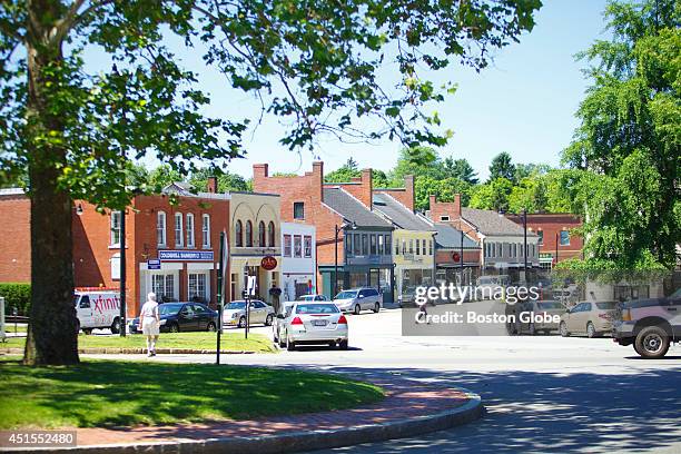 The main strip of downtown Concord, Mass.