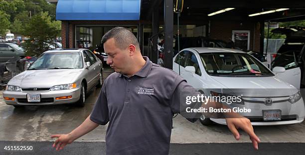 On the job with Otto Torres, on-site manager of Belmont Car Wash & Detailing in Belmont, Mass. Otto supervises everything onsite- from new equipment...