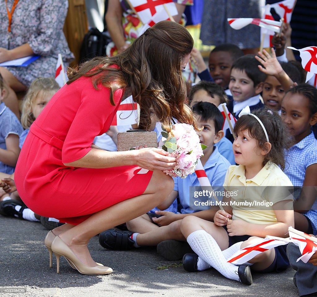 The Duchess Of Cambridge Visits An M-PACT Plus Counselling Programme