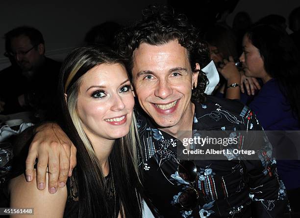 Artist Kelly Mark Delcambre and Kira Tidmore attend the After Party for the 40th Annual Saturn Awards held at on June 26, 2014 in Burbank, California.