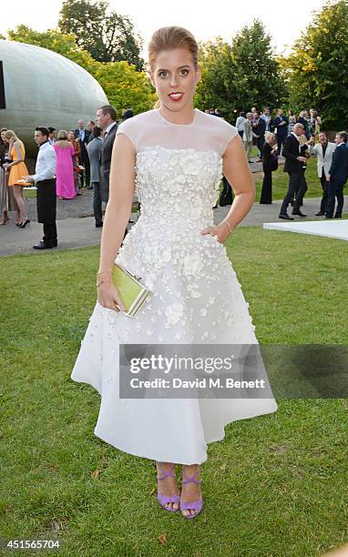 Princess Beatrice of York attend The Serpentine Gallery Summer Party co-hosted by Brioni at The Serpentine Gallery on July 1, 2014 in London, England.