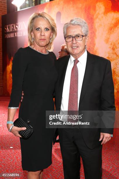 Britta Gessler and Frank Elstner attend the Arthur Cohn Gala as part of Filmfest Muenchen 2014 at Carl-Orff-Saal on July 1, 2014 in Munich, Germany.