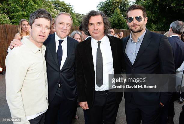 Noel Gallagher, Francois-Henri Pinault, Ant Genn and Bradley Cooper attend The Serpentine Gallery Summer Party co-hosted by Brioni at The Serpentine...