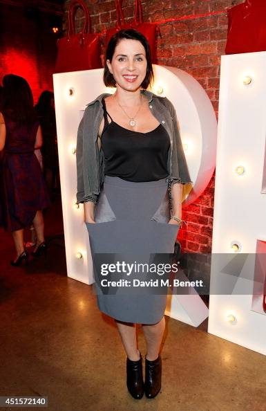 Sadie Frost wearing Vivienne Westwood Skirt attends the launch party