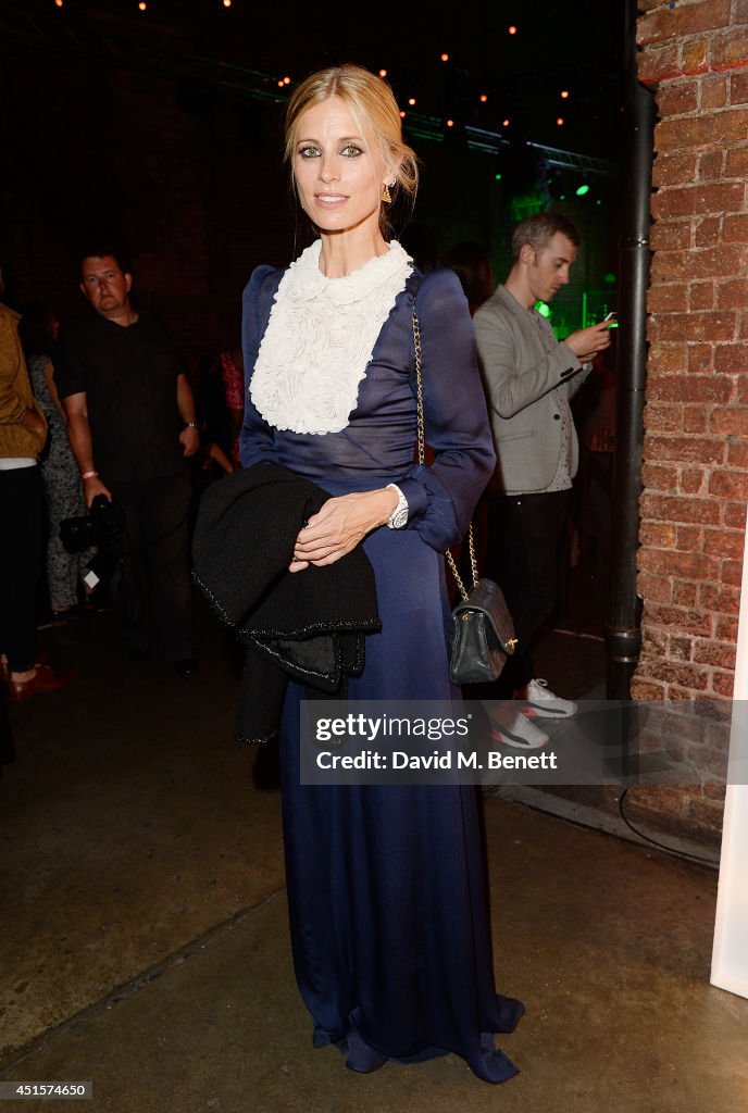 Laura Bailey attends the launch party to celebrate Virgin Atlantic's