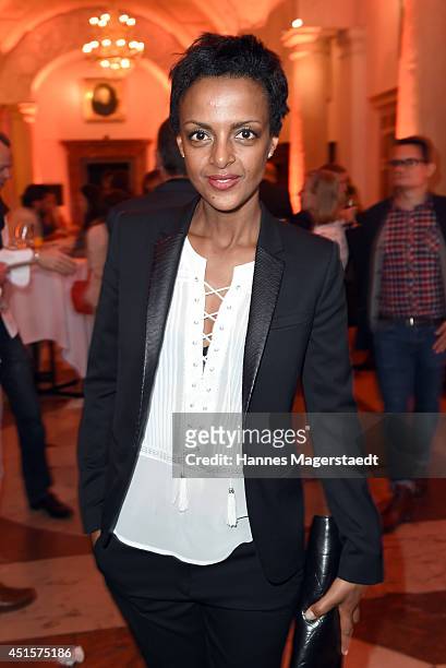Dennenesch Zoude attends the Bavaria Reception at the Kuenstlerhaus as part of the Munich Film Festival 2014 on July 1, 2014 in Munich, Germany.