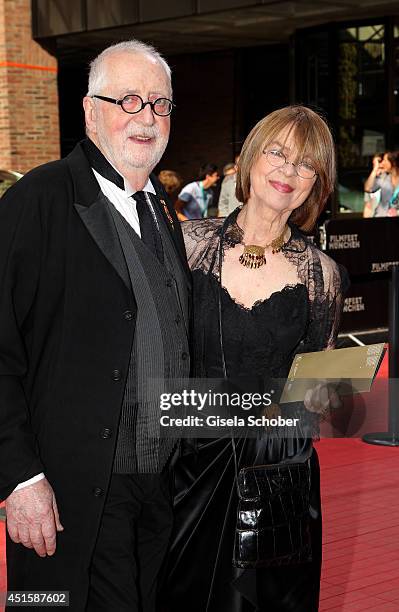 Cornelia Froboess and her husband Hellmuth Matiasek attend the 'Gala Abend mit Arthur Cohn' - as part of Filmfest Muenchen 2014 at Gasteig on July 1,...