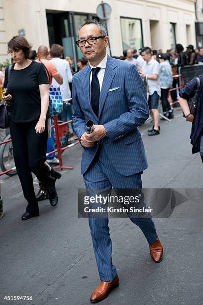 Guest on day 2 of Paris Collections: Men on June 26, 2014 in Paris, France.
