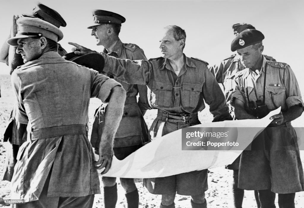 Lieutenant General Montgomery In Egypt - World War Two