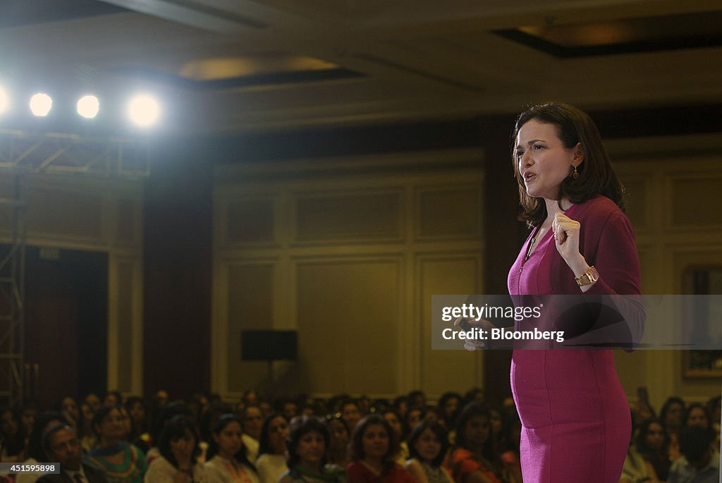 Facebook Inc. Chief Operating Officer Sheryl Sandberg Speaks At Federation of Indian Chambers of Commerce and Industry Event