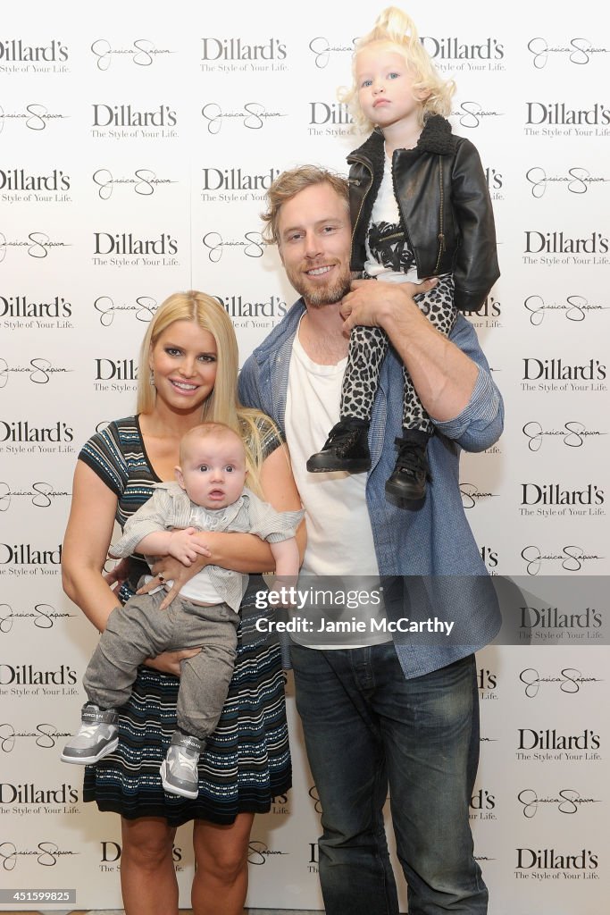 Jessica And Ashlee Simpson Host Jessica Simpson Collection Event At Dillard's NorthPark Center