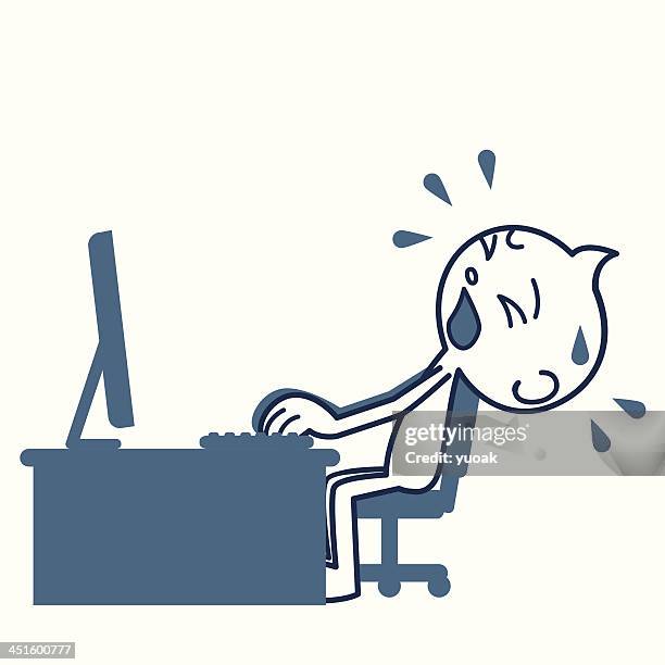 177 Person Computer Shocked Cartoon Stock Photos, High-Res Pictures ...