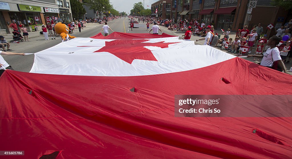 Paint the town red - Canada Day in Port Credit