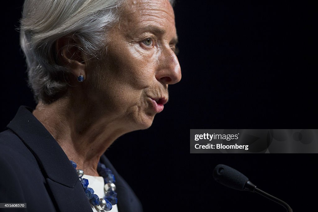 Fed Chair Janet Yellen Speaks At The International Monetary Fund
