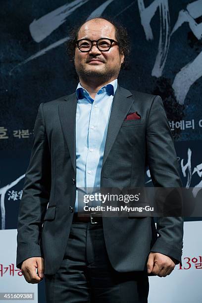 South Korean actor Kim Sang-Ho attends the press conference for "Haemoo" on July 1, 2014 in Seoul, South Korea. The film will open on August 13, in...