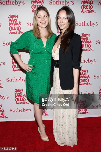 Jenna Bush Hager and Barbara Bush attend Jony And Marc's Auction at Sotheby's on November 23, 2013 in New York City.