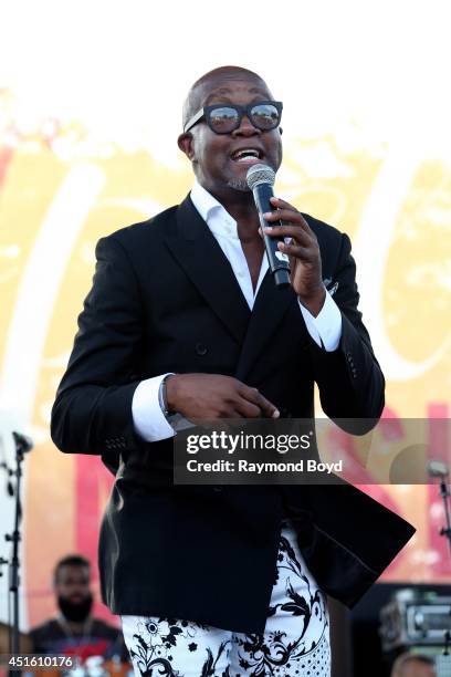 Comedian and actor Jonathan Slocumb performs during the 29th Annual Chicago Gospel Festival in Ellis Park on June 28, 2014 in Chicago, Illinois.