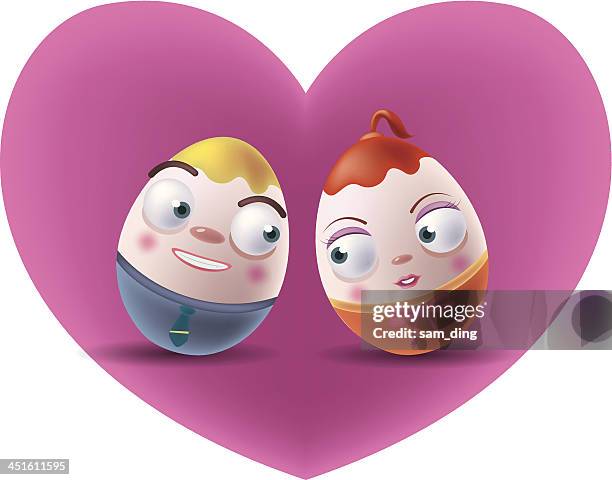 egg - different occupations stock illustrations
