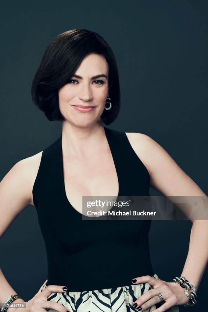 Maggie Siff poses for a portrait at the Critics' Choice Awards 2014