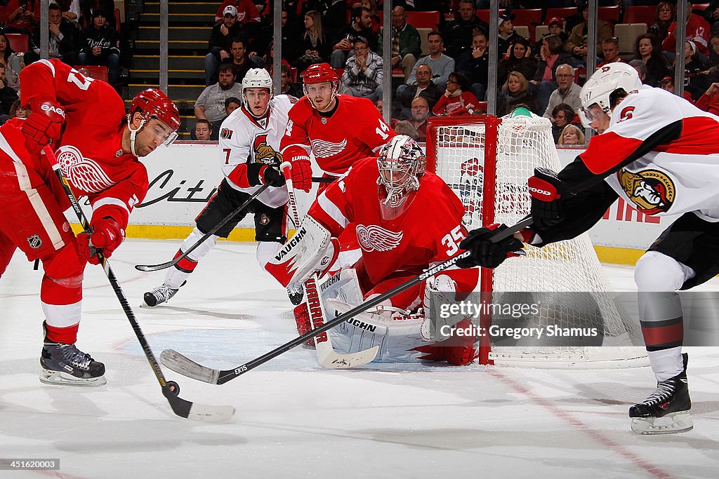 Ottawa Senators v Detroit Red Wings