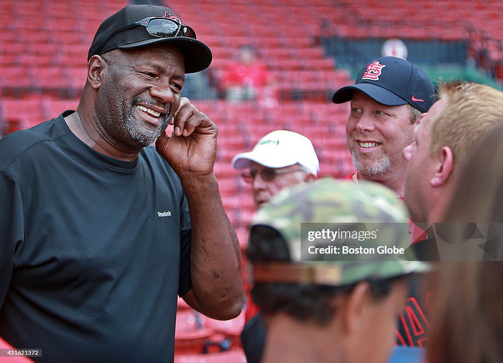 Boston Red Sox Vs. Chicago Cubs At Fenway Park