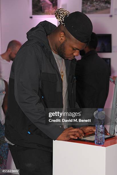 Attends the Nokia Lumia 630 Pop-up store, at The Old Truman Brewery on July 2, 2014 in London, England.