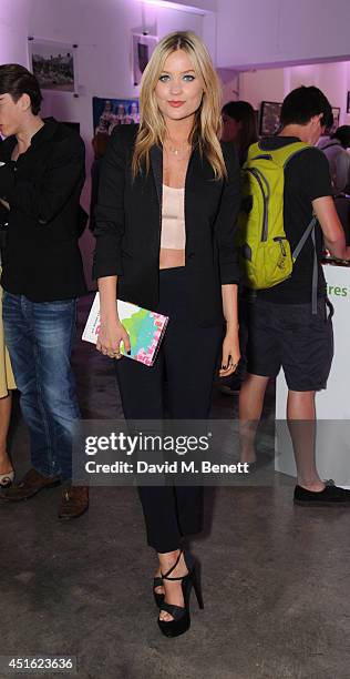 Laura Whitmore attends the Nokia Lumia 630 Pop-up store, at The Old Truman Brewery on July 2, 2014 in London, England.