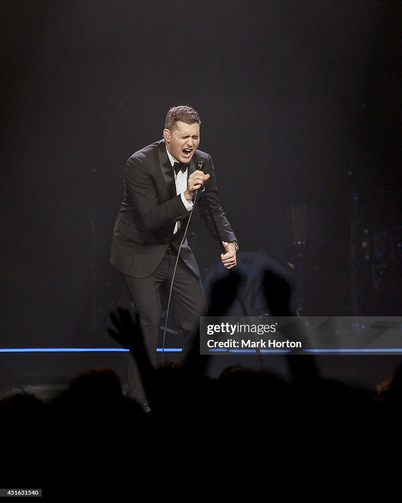 Michael Buble Performs At The Canadian Tire Centre