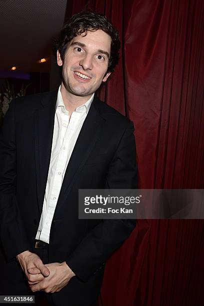 Gaspard Proust attends the '20th Amnesty International France' : Gala At Theatre Des champs Elysees on July 2, 2014 in Paris, France.