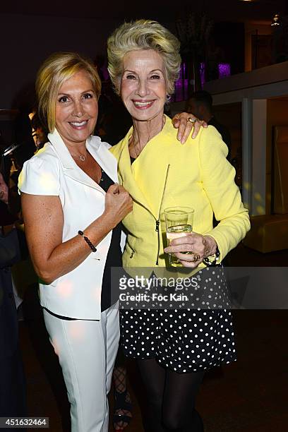 Fabienne Amiach, Daniele Gilbert attend the '20th Amnesty International France' : Gala At Theatre Des champs Elysees on July 2, 2014 in Paris, France.