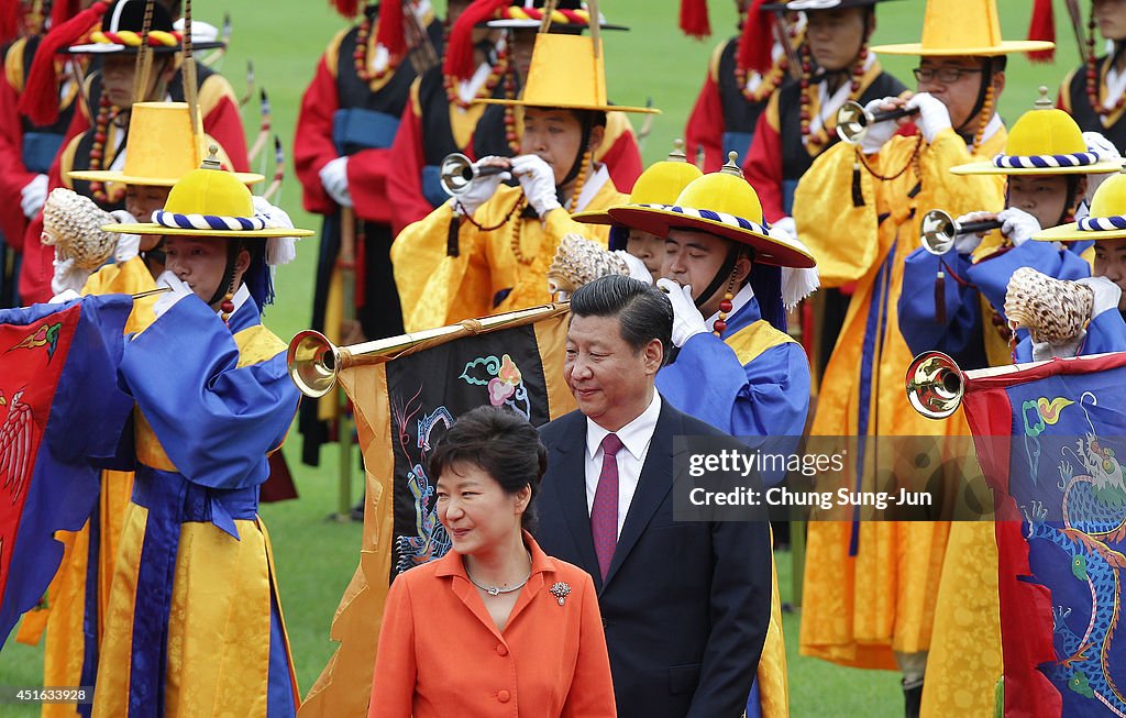 Chinese President Xi Jinping Visits South Korea - DAY 1