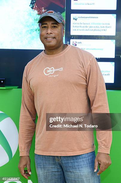 Bernie Williams attends the Xbox One Gaming Tournament at Bridgewater Commons Mall on November 23, 2013 in Bridgewater, New Jersey.