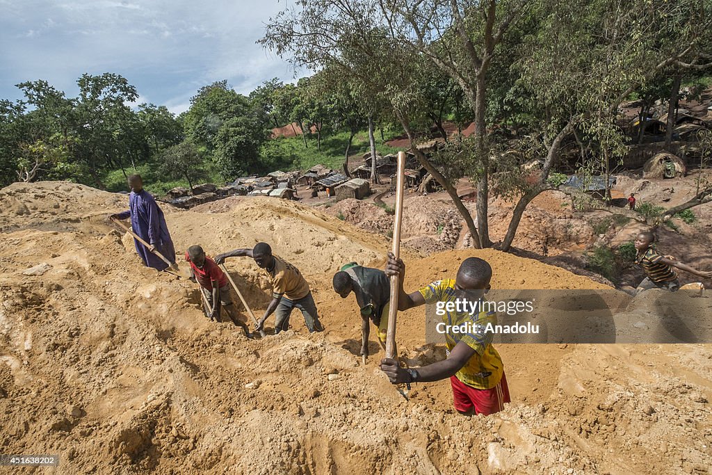 Ndassima gold mine in Central African Republic