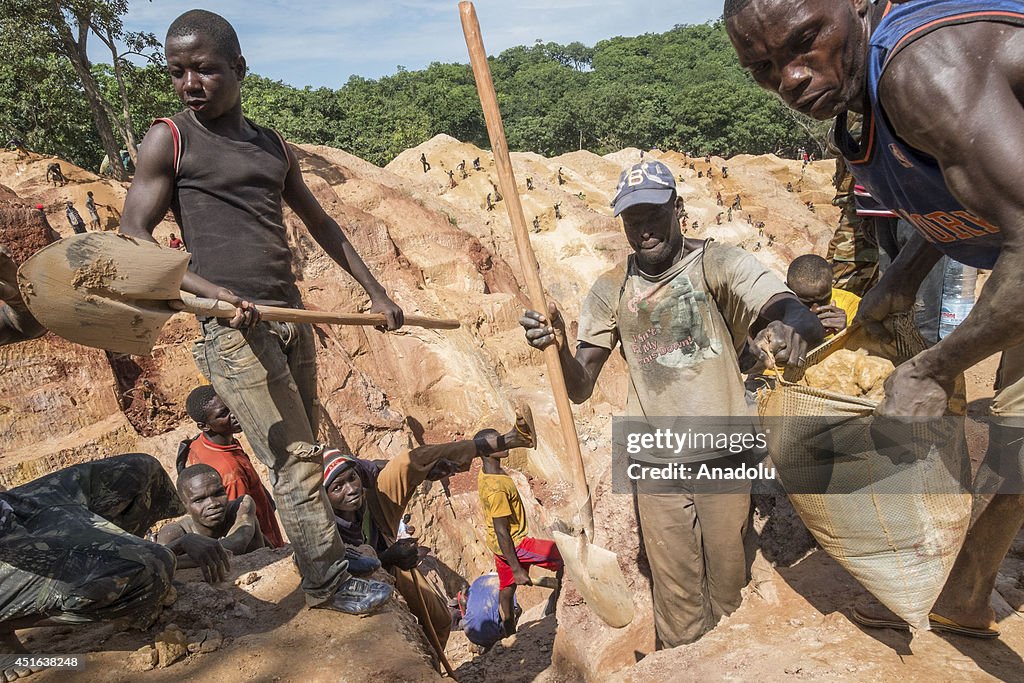 Ndassima gold mine in Central African Republic