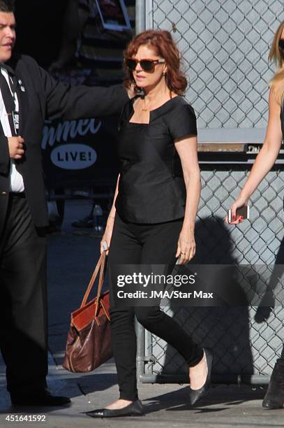 Actress Susan Sarandon is seen on July 2, 2014 in Los Angeles, California.