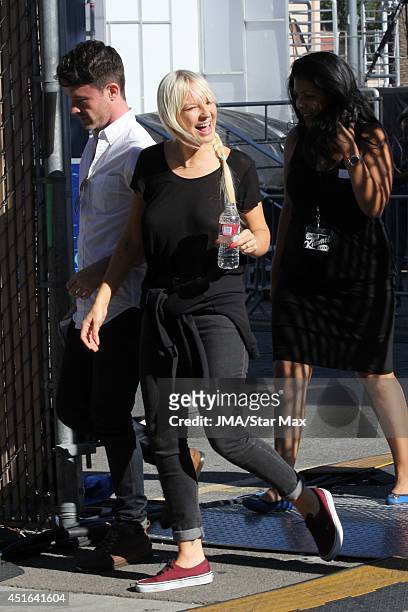 Singer Sia is seen on July 2, 2014 in Los Angeles, California.
